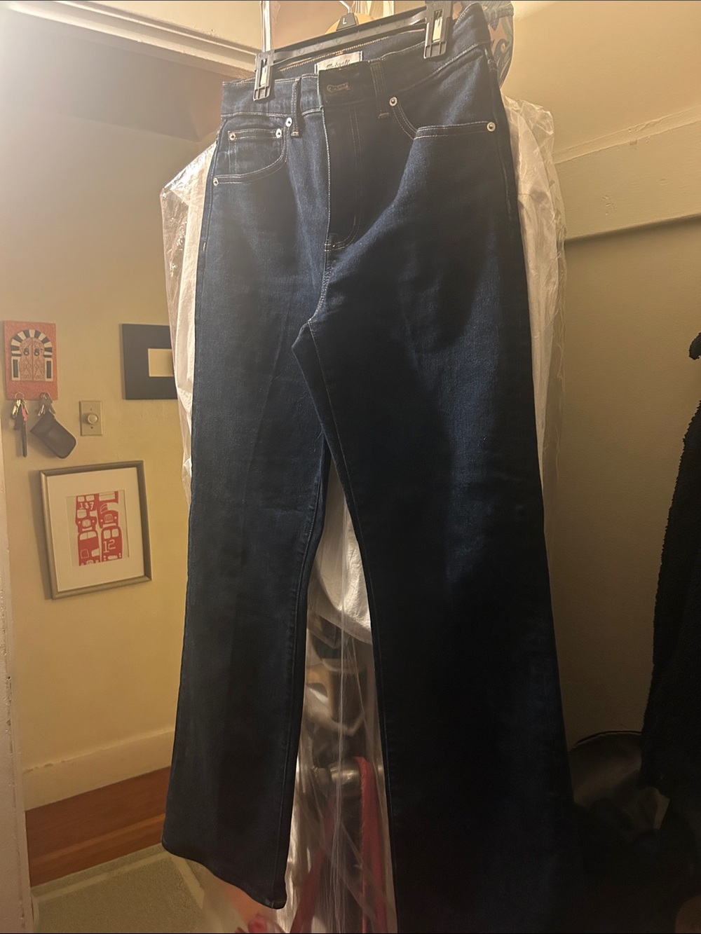 Madewell Relaxed Boot cut Women's Dark Blue Jeans 25